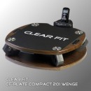 Виброплатформа Clear Fit CF-PLATE Compact 201 WENGE - магазин СпортДоставка. Спортивные товары интернет магазин в Энгельсе 