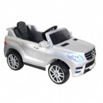 Детский электромобиль Mercedes-Benz ML350 серебристый глянец - магазин СпортДоставка. Спортивные товары интернет магазин в Энгельсе 