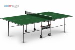 Теннисный стол для помещения black step Olympic green с сеткой для частного использования 6021-1 s-dostavka - магазин СпортДоставка. Спортивные товары интернет магазин в Энгельсе 