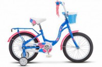 Детский велосипед Stels Jolly 16" V010 голубой розовый 2022 - магазин СпортДоставка. Спортивные товары интернет магазин в Энгельсе 