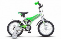 Детский велосипед Stels Jet 14" Z010 зеленый  2022 - магазин СпортДоставка. Спортивные товары интернет магазин в Энгельсе 