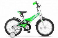 Детский велосипед Stels Jet 16" Z010 зеленый белый  2022 - магазин СпортДоставка. Спортивные товары интернет магазин в Энгельсе 