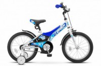 Детский велосипед Stels Jet 16" Z010 синий белый 2022 - магазин СпортДоставка. Спортивные товары интернет магазин в Энгельсе 