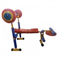 Силовой тренажер детский скамья для жима DFC VT-2400 для детей дошкольного возраста s-dostavka - магазин СпортДоставка. Спортивные товары интернет магазин в Энгельсе 