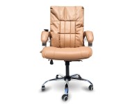 Офисное массажное кресло EGO BOSS EG1001 Орех в комплектации LUX - магазин СпортДоставка. Спортивные товары интернет магазин в Энгельсе 