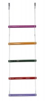 Детская веревочная лестница для ДСК 5 перекладин цвет радуга ЛВ5-3А - магазин СпортДоставка. Спортивные товары интернет магазин в Энгельсе 