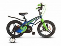 Детский велосипед Stels Galaxy Pro 16" V010 зеленый 2022 - магазин СпортДоставка. Спортивные товары интернет магазин в Энгельсе 