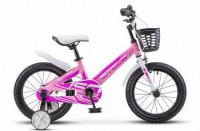 Детский велосипед Stels Pilot-150 16" V010 розовый 2022 - магазин СпортДоставка. Спортивные товары интернет магазин в Энгельсе 
