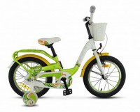 Детский велосипед Stels Pilot-190 16" V030 Зелёный жёлтый белый 2022 - магазин СпортДоставка. Спортивные товары интернет магазин в Энгельсе 